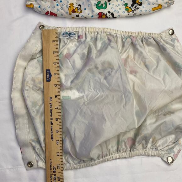 Vintage Disney Baby Mickey Minnie Pluto Reusable Covers Crib Bedroom Decor - Picture 7 of 10